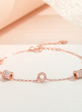 工厂批发999足银小蛮腰手链女轻