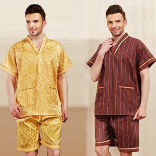 浴 加肥加大浴衣足浴号 特体桑拿服汗蒸服服男士 养生 洗浴特大码