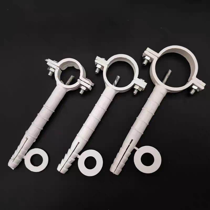 PPR立卡双丝抱卡塑料管卡加长管卡卡扣竹节卡水管配件