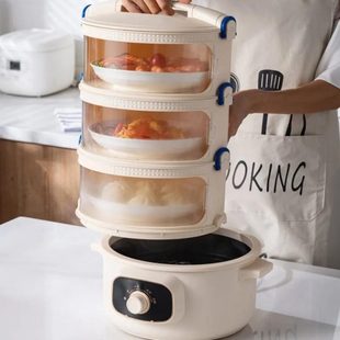 放收纳保温箱餐桌热饭神器菜冬天菜热饭菜放插电家用罩菜保温箱