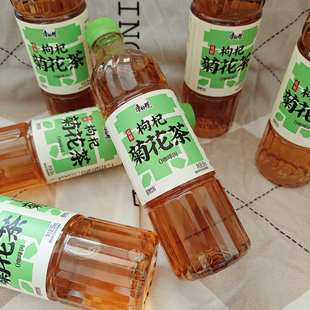 康师傅低糖枸杞菊花茶500ml夏季饮品植物饮料0咖啡因清凉解渴茶饮