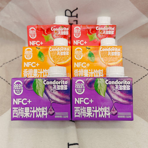 孔多里多果汁饮料多口味小盒100g
