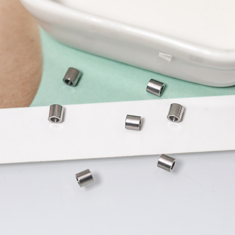 不易褪色diy项链手工钛钢管珠