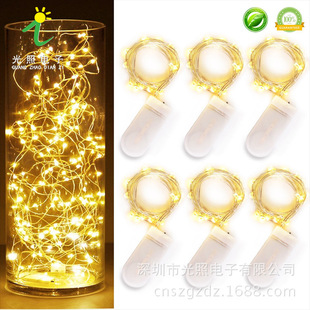 厂家直供20L电池灯串 led灯串带电池盒 圣诞节日彩灯 闪光灯串