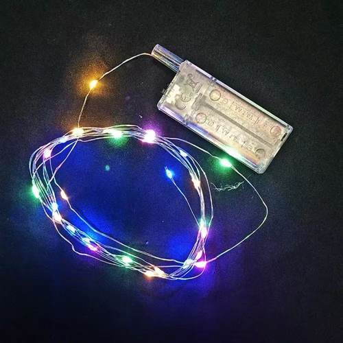 led灯串铜线灯串诞节房间装饰灯礼盒装饰灯电池盒款串灯