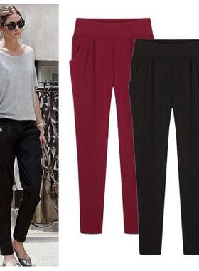 Women big plus size XXXXXXL casual pants 大码女裤宽松哈伦裤