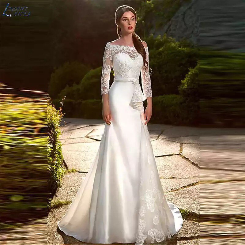 Mermaid Wedding Dress Bridal Gowns Custom Made De Novia