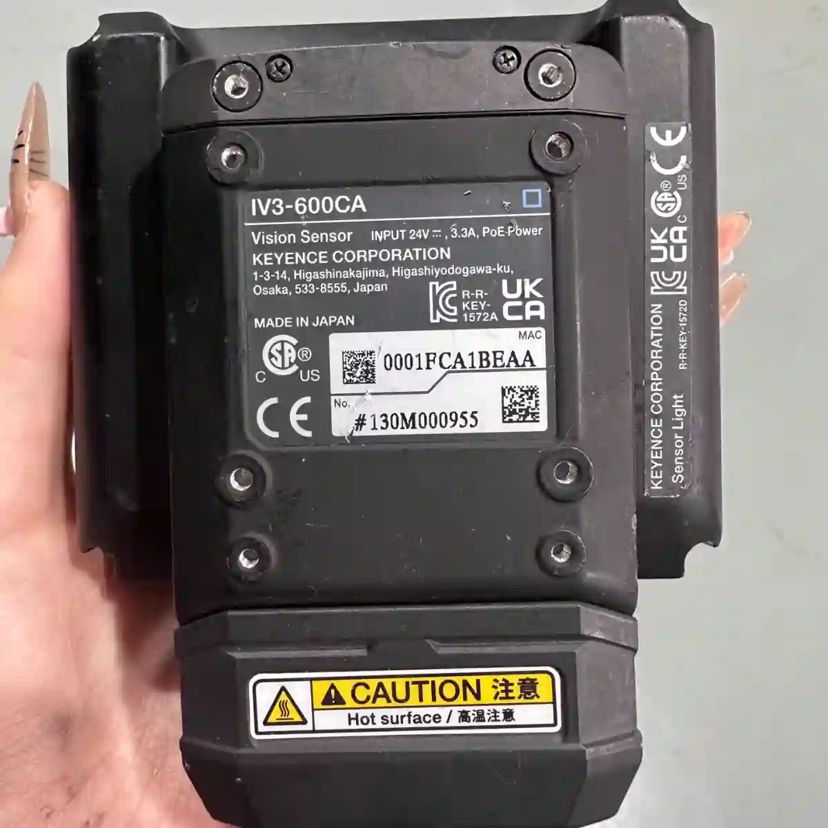 基恩士IV3-600CA视觉传感器，好，，发货前议价