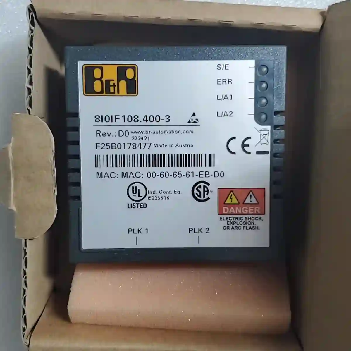 贝加莱8I0IF108.400-3 POWERLINK 议价