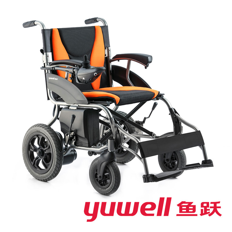 鱼跃电动轮椅智能全自动老人残疾人轮椅老年四轮代步车折叠轻便