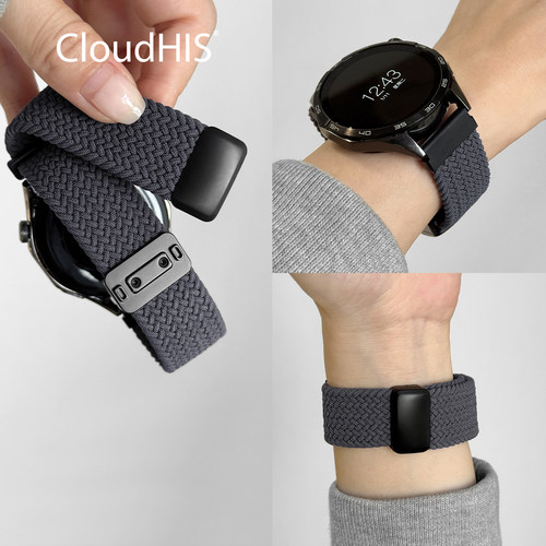 回环折叠Watch5pro男款黑色尼龙