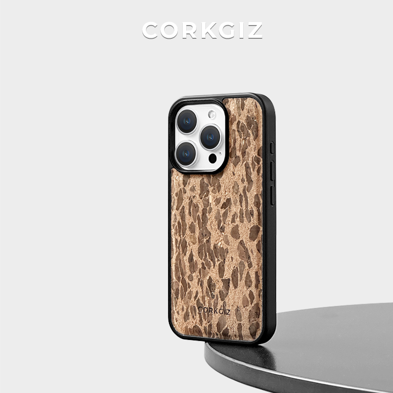 CLOUDHIS适用苹果17手机壳神木色进口软木iphone16promax新款17air简约13时尚12软木高级感硅胶保护套11男女