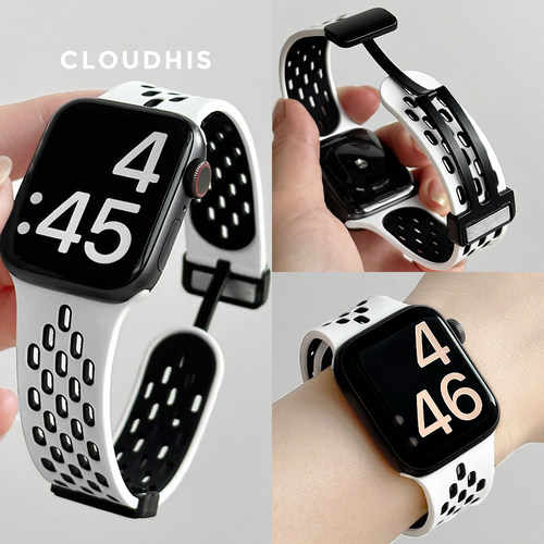 CLOUDHIS磁吸折叠扣iwatch手表带
