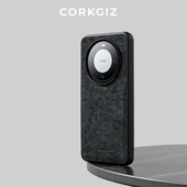 适用华为mate60手机壳新款 软木mate50Pro葡萄牙进口mate40RS保护套炭化色镜头全包mate30高级感软壳非凡大师P