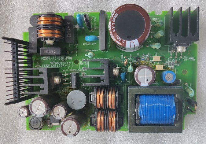 三菱PLC电源板 FX3GA-40MR MT FX3GA FX3G-14 24 40 60MT MR 拆机