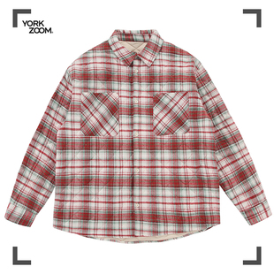 夹棉衬衫 新品 领棉服棉衣外套百搭复古宽松日系加厚 Zoom冬季 York