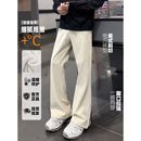 男美式 YORKZOOM秋冬季 长裤 休闲裤 运动百搭 速干加绒透气拉链弯刀裤