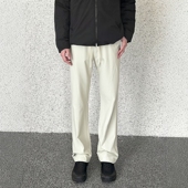 YORKZOOM秋冬季 男户外运动直筒 长裤 速干加绒透气拉链弯刀裤 休闲裤