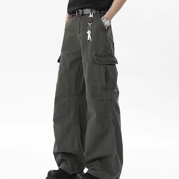 美式水洗工装牛仔裤潮流帅气