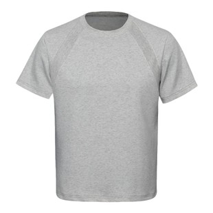 boxy版 York T恤抗皱硬挺短款 空气层拼接短袖 型透气圆领潮 Zoom新品