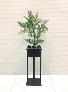 北欧客厅铁艺花架办公室落地式绿萝绿植花架阳台花盆架