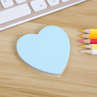 创意定制爱心便利贴手写纸便签批发办公手写纸厂家直销好评小纸条