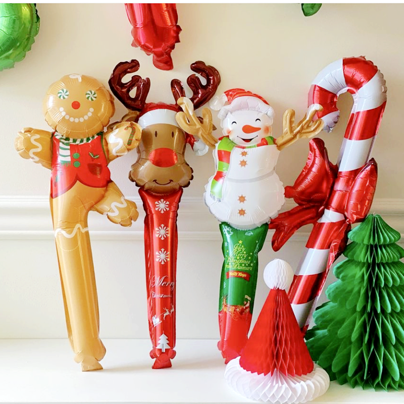 圣诞节手持棒气球活动礼品