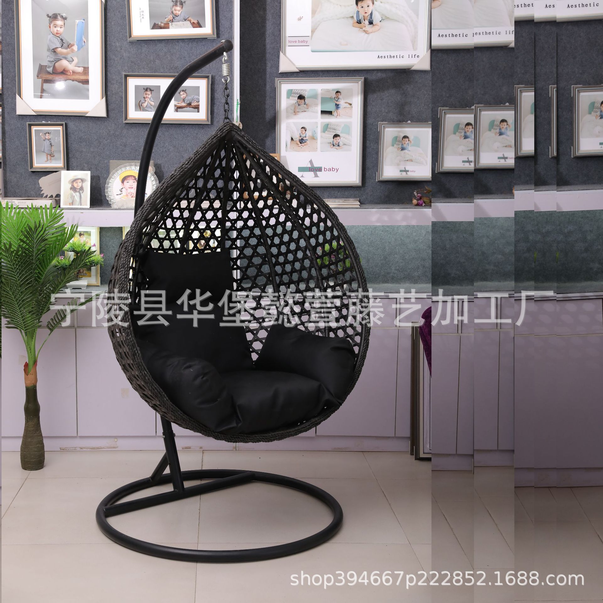 吊篮吊椅藤椅单人阳台秋千户外秋千椅鸟巢摇篮椅室内吊篮椅