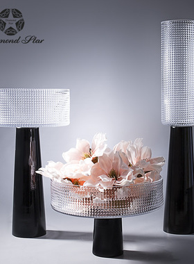 高脚香槟金   简约欧式客厅家居 婚庆用品布置欧美装饰摆件