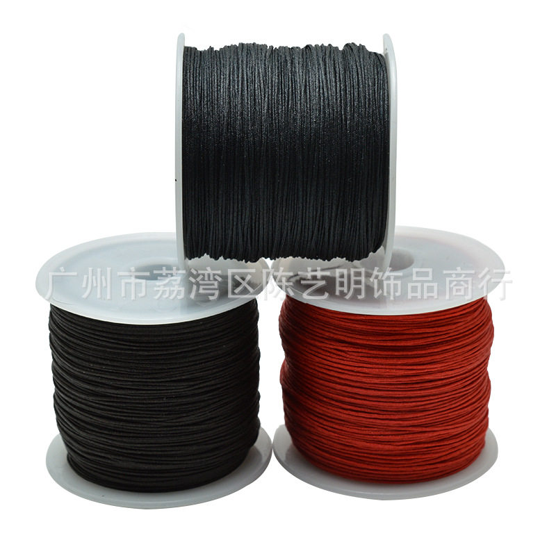 71号线台湾线玉线 diy编织手链项链戒指红绳穿琥珀珠子挂绳珠宝