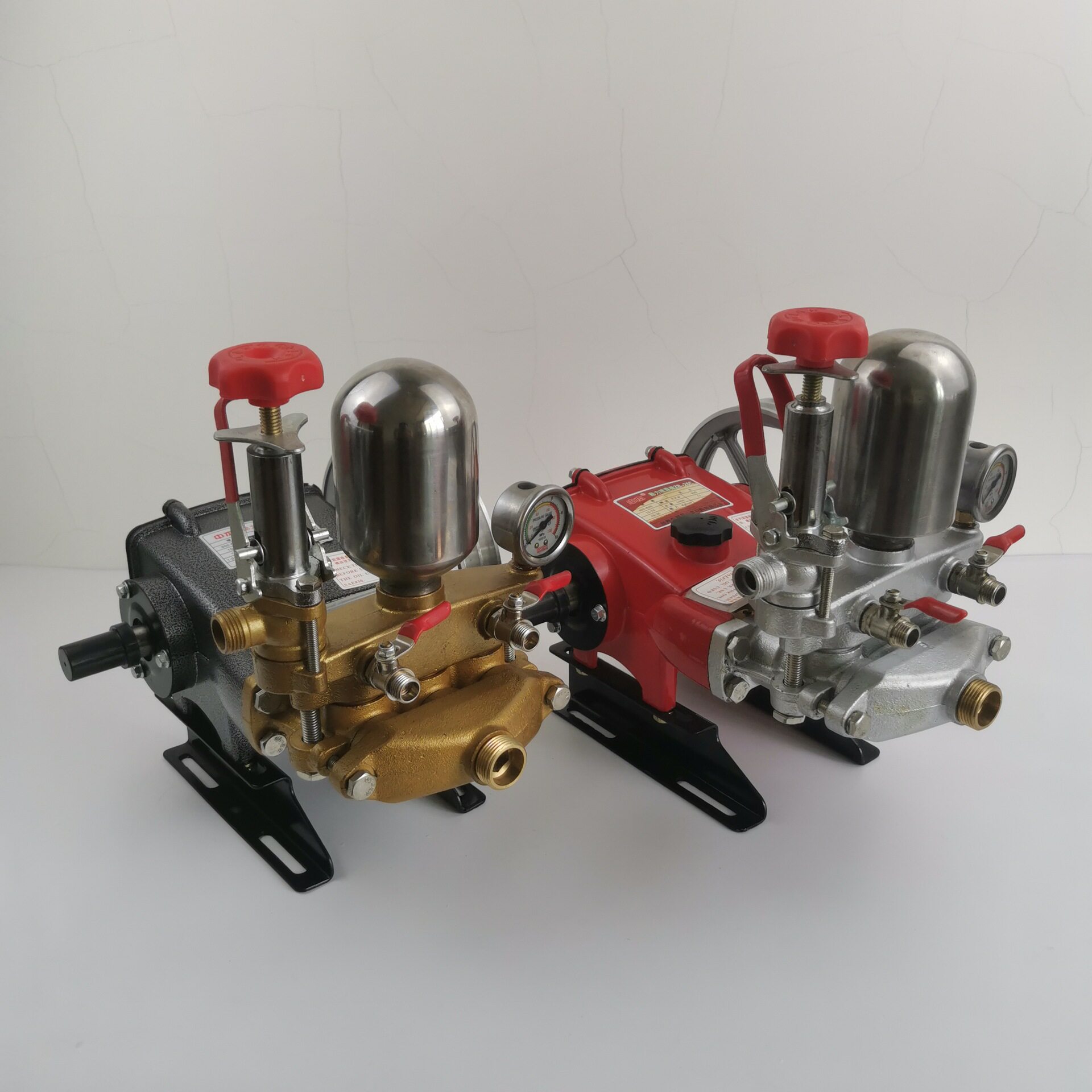 农用三缸柱塞泵泵头26/30型动力喷雾器陶瓷免黄油打药泵植保机械