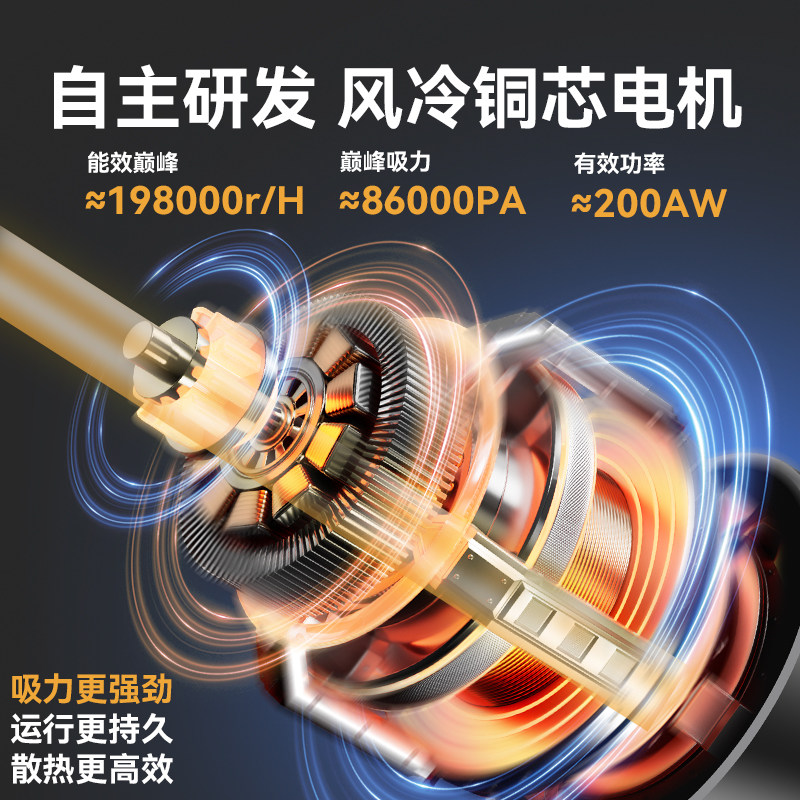 工业吸尘器家用大吸力商用保洁装修美缝汽车用小型宠物吸尘机