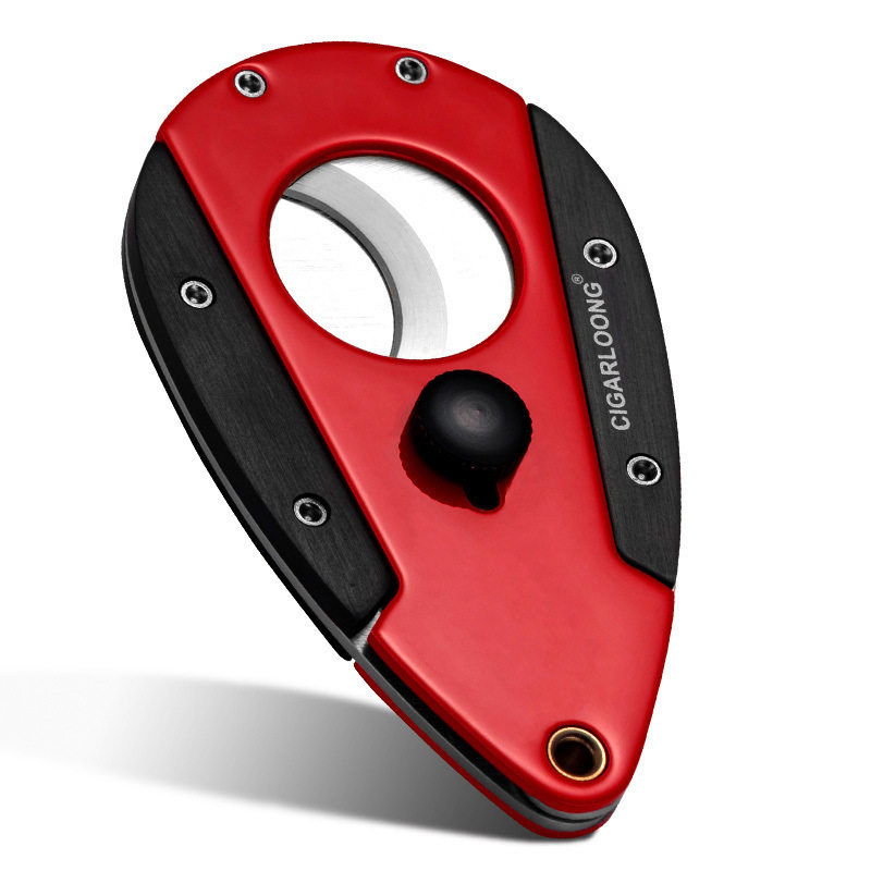 CIGARLOONG茄龙雪茄剪锋利刀刃金属不锈钢旅行便携式雪茄刀