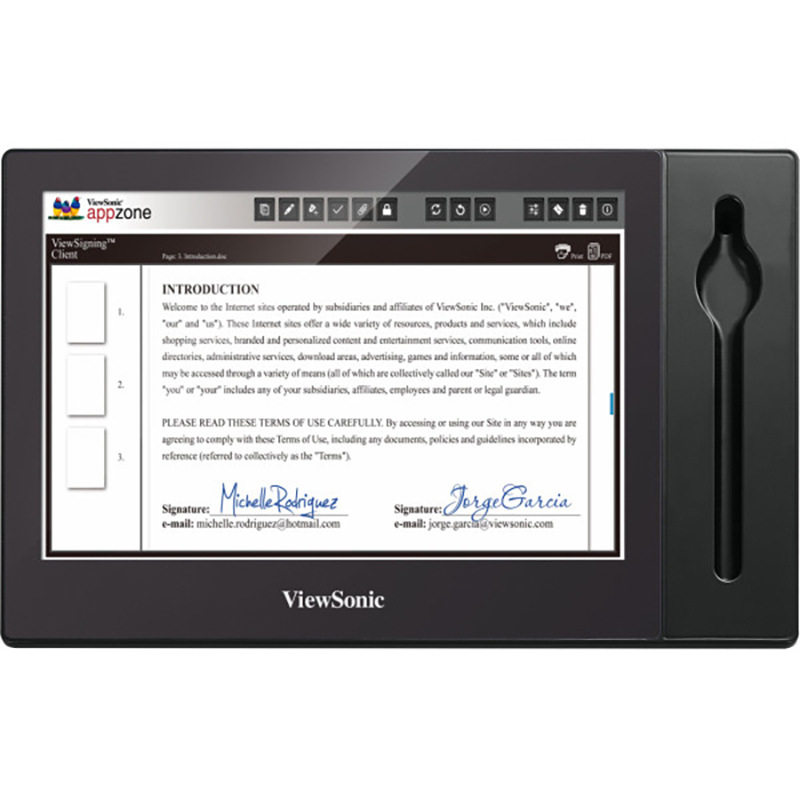 ViewSonic/优派PD1011签字板签批屏签名板支持国产系统二次开发