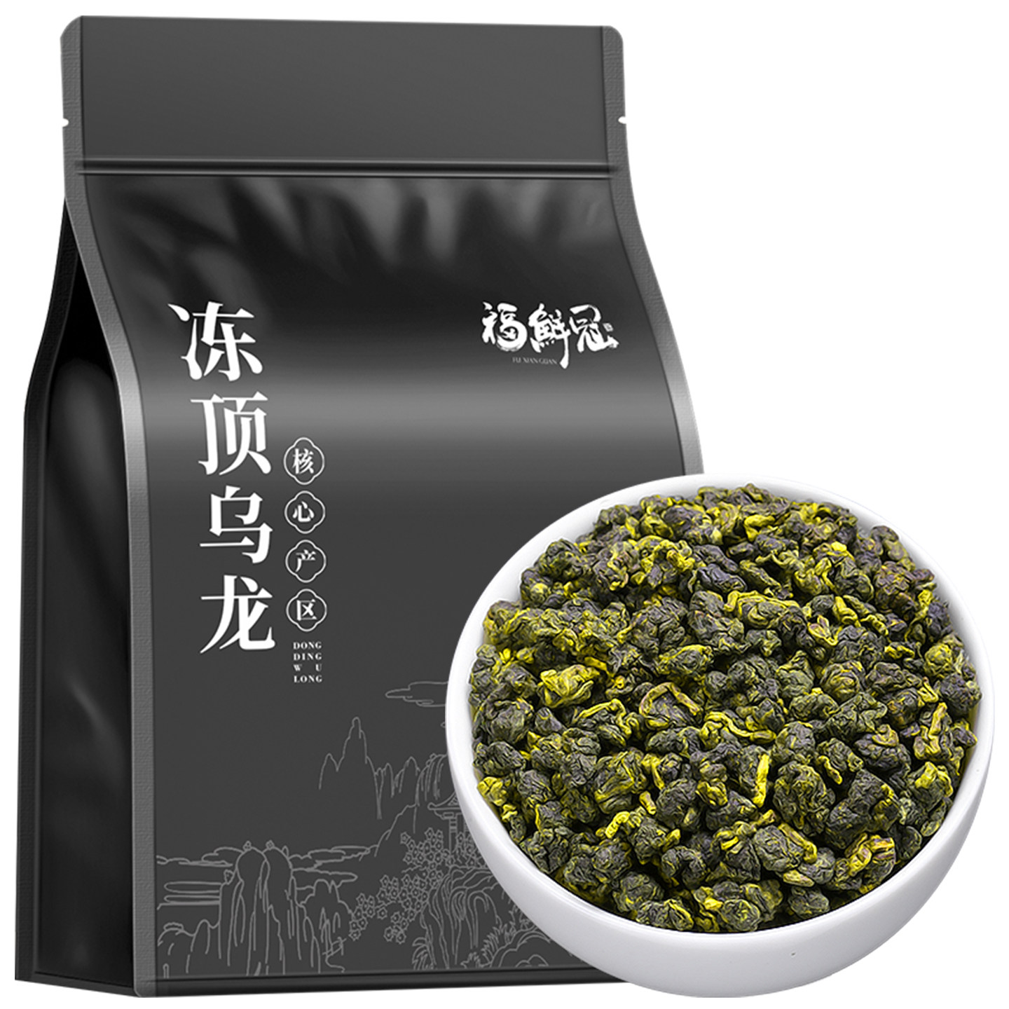 冻顶乌龙茶叶2025新茶浓香型台湾高山茶乌龙茶可冷泡茶叶散装500g