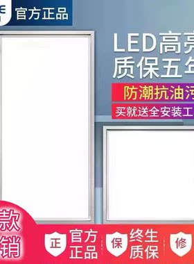 平板灯led灯厨房卫生间300x600