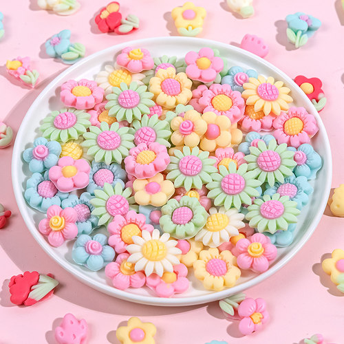 小花朵巧克力蛋糕装饰烘焙摆件