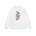 Fallen Playing Cards White