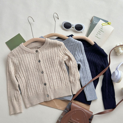 高级童装羊毛柔软超舒服毛衣外套