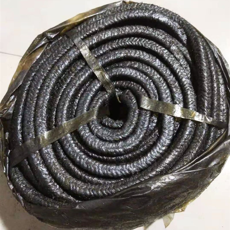 石棉油浸盘根耐磨耐高温泵阀机械密封圈高压石棉石墨橡胶石棉盘根