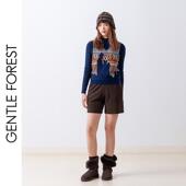 彝 Gentle Forest 彝族纹样羊毛提花针织马甲