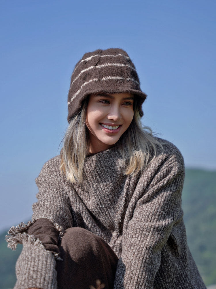 户外GENTLEFOREST渔夫帽牦牛绒