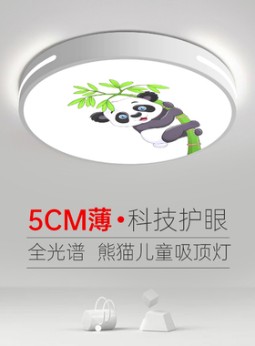 卧室LED吸顶灯简约现代儿童房餐厅房间书房阳台圆形大气遥控灯具