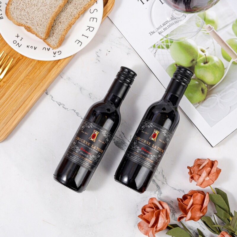 法国拉图原装进口小瓶红酒187m6瓶礼盒装整箱订婚结婚养颜红酒