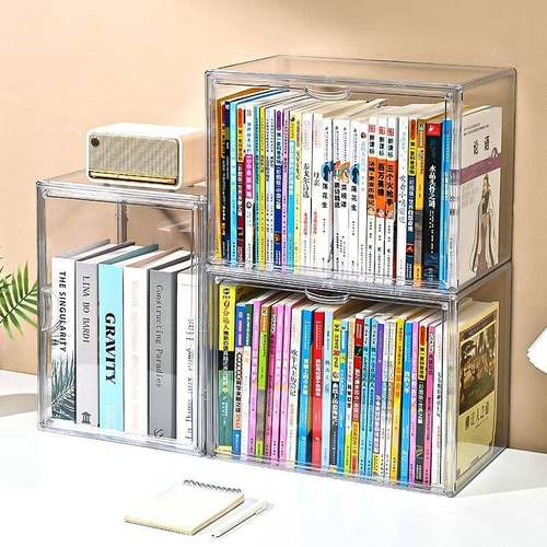 书本收纳盒学生书架桌面亚克力