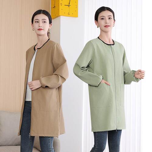 防水罩衣羽绒服拉链工作服围裙