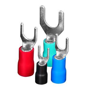 SV冷压端子叉型预绝缘接线端子1.25-3/4叉形Y/U端头全系列1000只