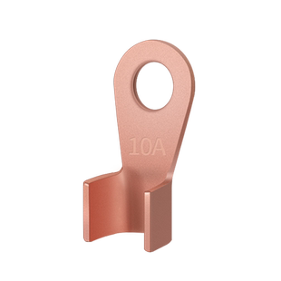 国标紫铜开口鼻接线端子OT10A20/30/40/50/60/800A铜鼻子冷压端子