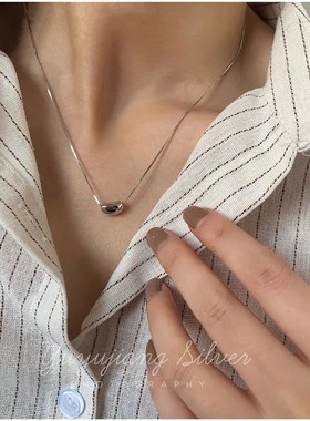 925银相思豆项链女2025新款爆款