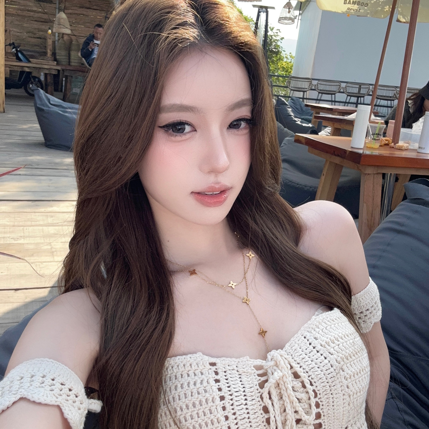 双层Y型流苏项链女2026新款爆款图片